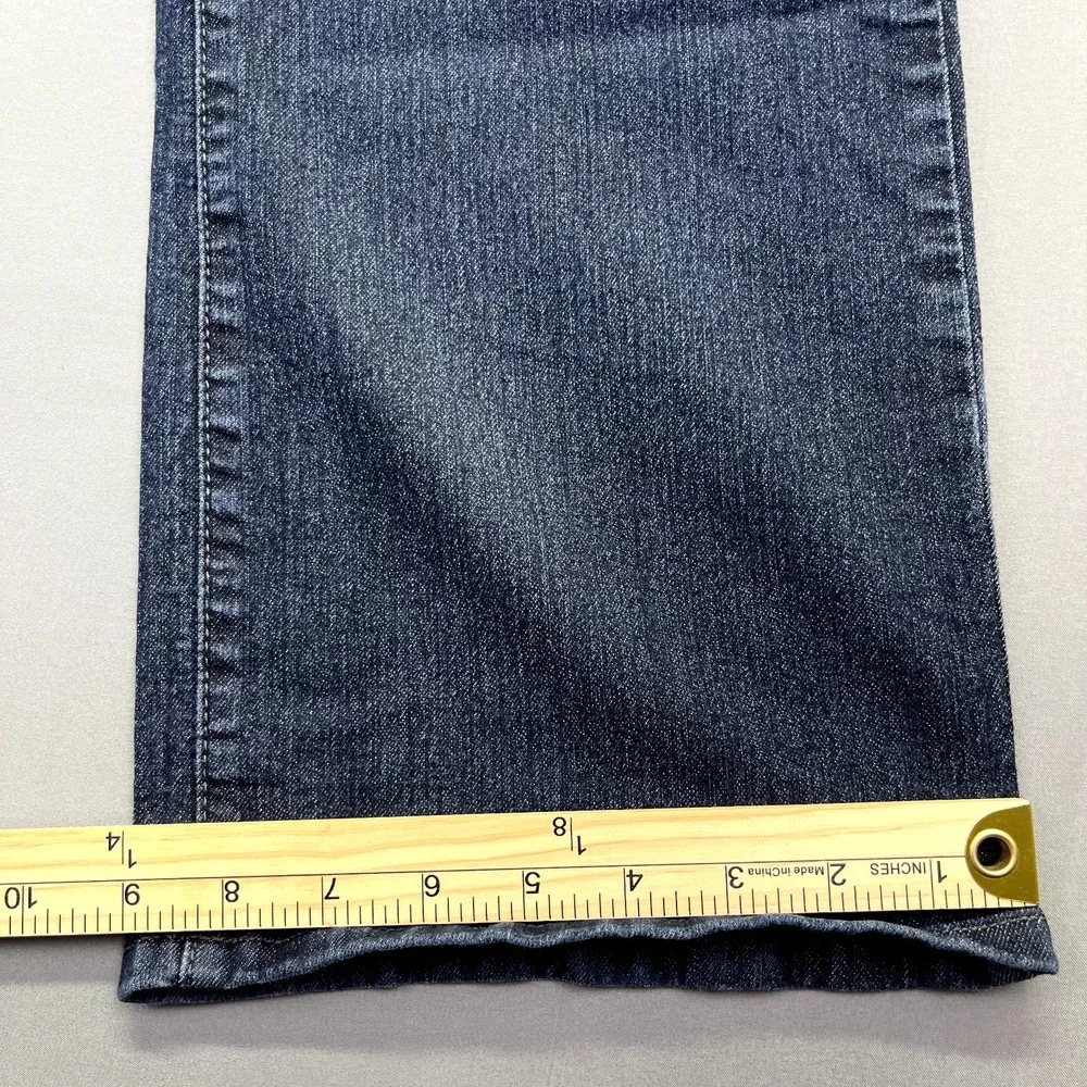 NYDJ Barbara Women's Bootcut Lift X Tuck Jeans Dark Wash‎ Blue Size 36